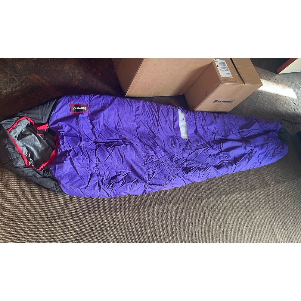 Marmot Wizard 90 's Sleeping Bag Polyguard 92" Long needs Simple Repair